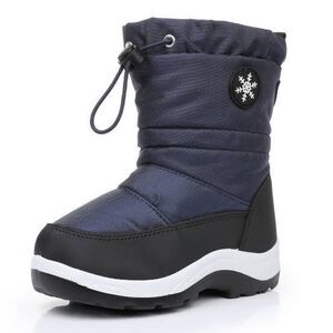 Apakowa Toddler Waterproof Winter Snow Boots Size 7 / 23 EUC